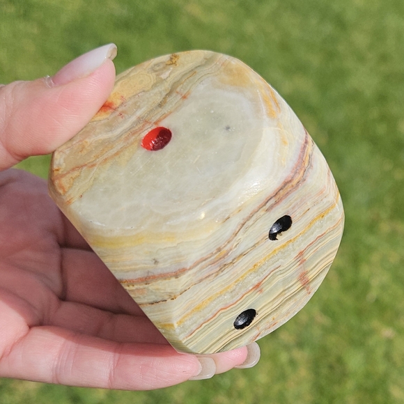 Large Onyx Green & Brown Die 1 lb - Picture 3 of 5